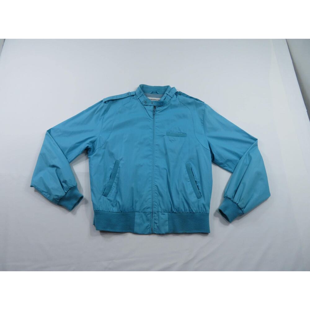 Campus Casual Blue Jacket Sz L Members Only Style 1980s